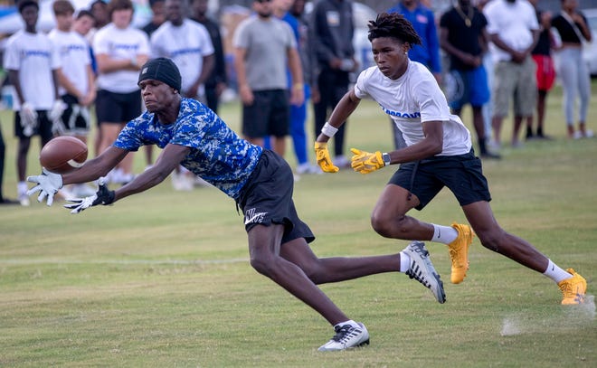 Here is action from the Polk County 7v7 Championship on Friday night at the Lake Myrtle Sports Complex in Auburndale.