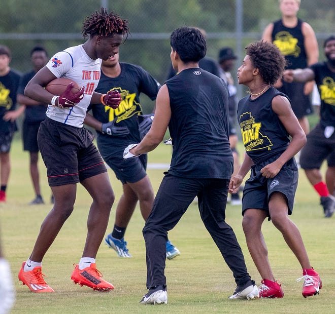 Here is action from the Polk County 7v7 Championship on Friday night at the Lake Myrtle Sports Complex in Auburndale.