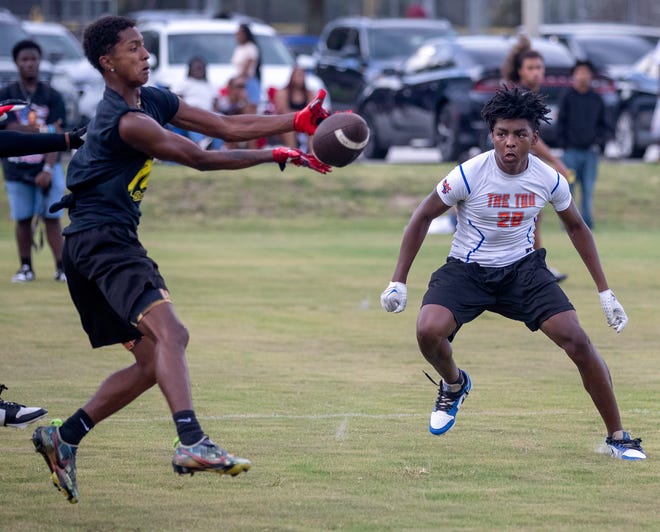 Here is action from the Polk County 7v7 Championship on Friday night at the Lake Myrtle Sports Complex in Auburndale.