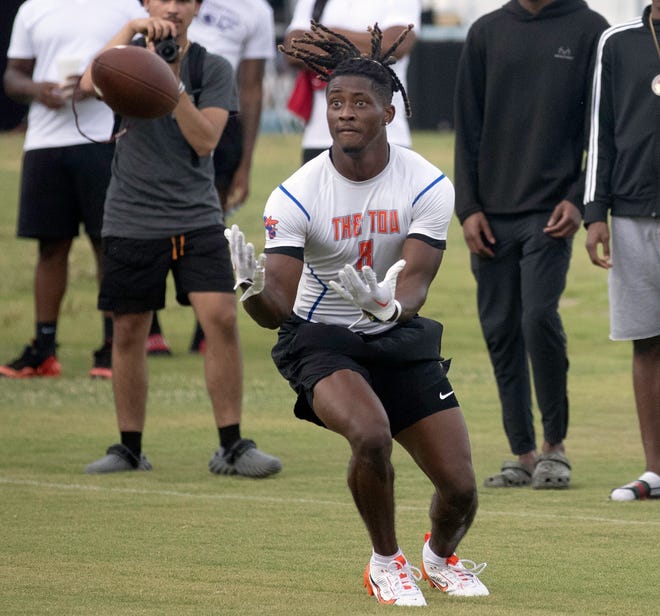 Here is action from the Polk County 7v7 Championship on Friday night at the Lake Myrtle Sports Complex in Auburndale.