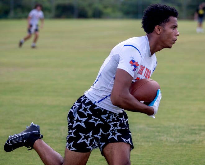 Here is action from the Polk County 7v7 Championship on Friday night at the Lake Myrtle Sports Complex in Auburndale.