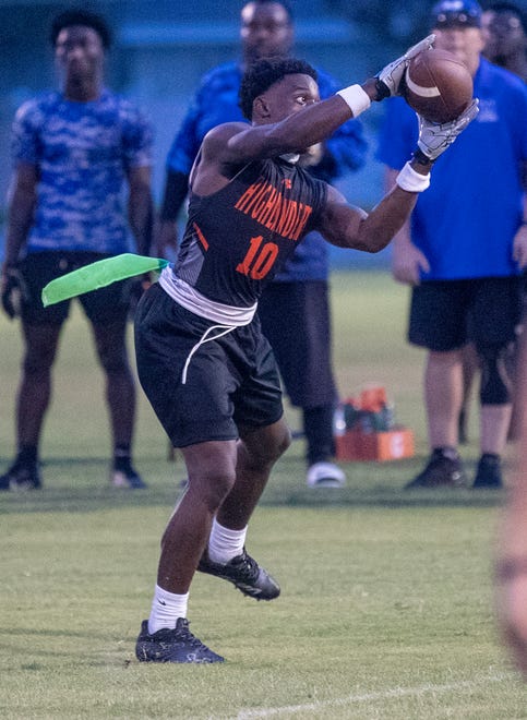 Here is action from the Polk County 7v7 Championship on Friday night at the Lake Myrtle Sports Complex in Auburndale.