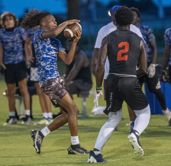 Here is action from the Polk County 7v7 Championship on Friday night at the Lake Myrtle Sports Complex in Auburndale.
