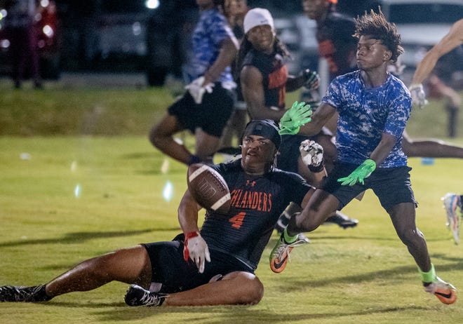 Here is action from the Polk County 7v7 Championship on Friday night at the Lake Myrtle Sports Complex in Auburndale.