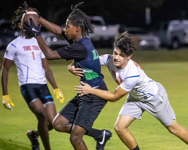 Here is action from the Polk County 7v7 Championship on Friday night at the Lake Myrtle Sports Complex in Auburndale.