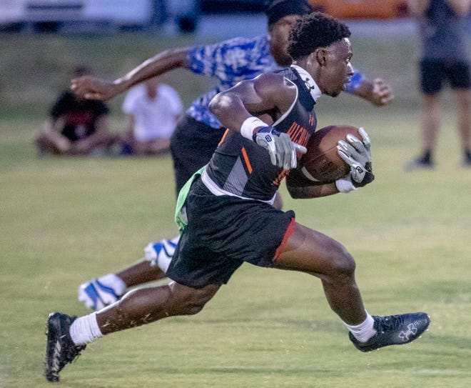 Here is action from the Polk County 7v7 Championship on Friday night at the Lake Myrtle Sports Complex in Auburndale.