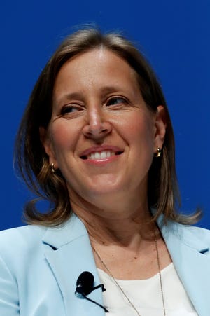 YouTube CEO Susan Wojcicki attends a conference at the Cannes Lions International Festival of Creativity, in Cannes, France, June 19, 2018.